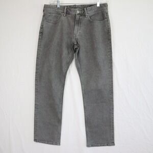 Bonobos Jeans Mens 34x30 Slim Straight 5-Pocket Stretch Flex Denim Gray